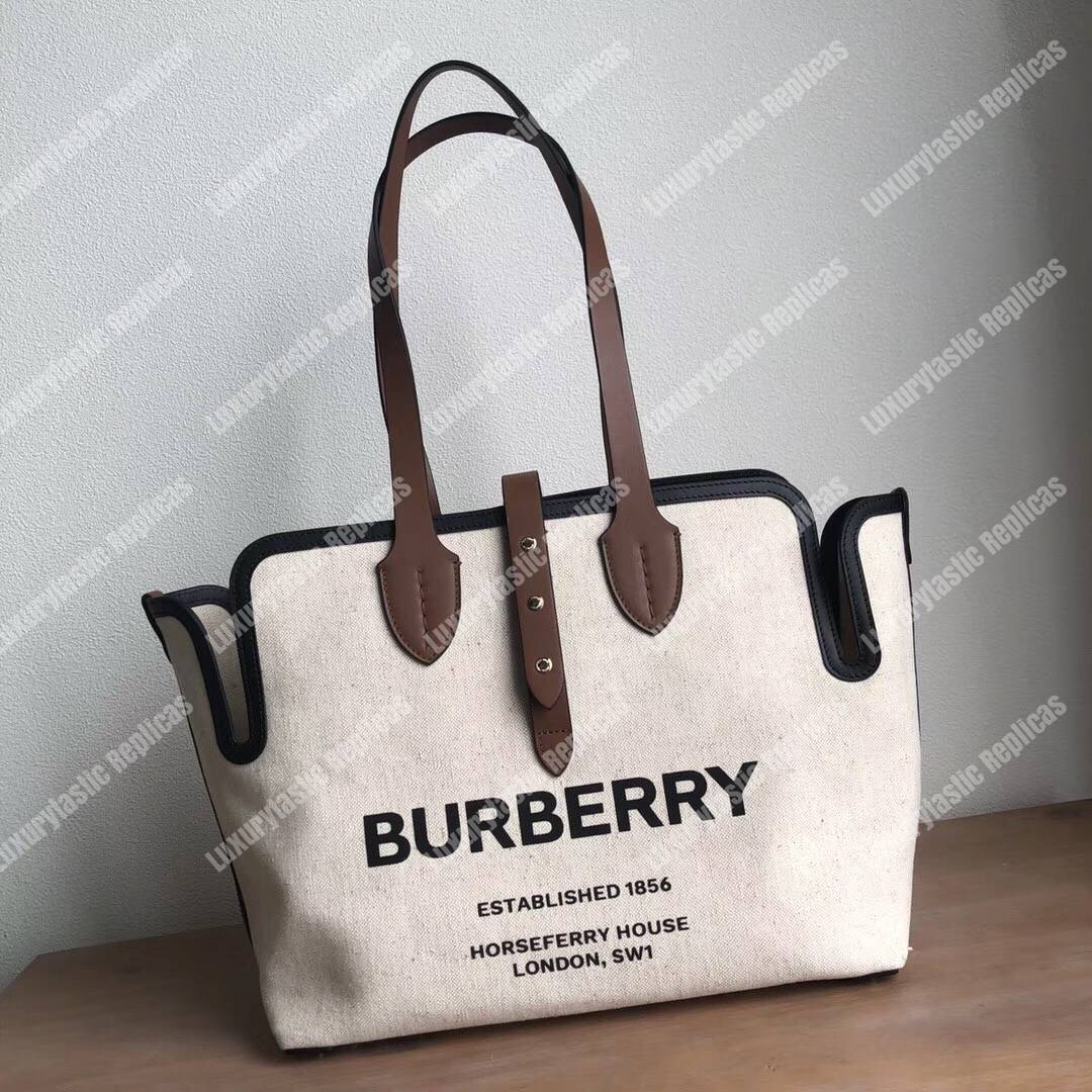 B**rry the medium soft cotton canvas belt bag brown