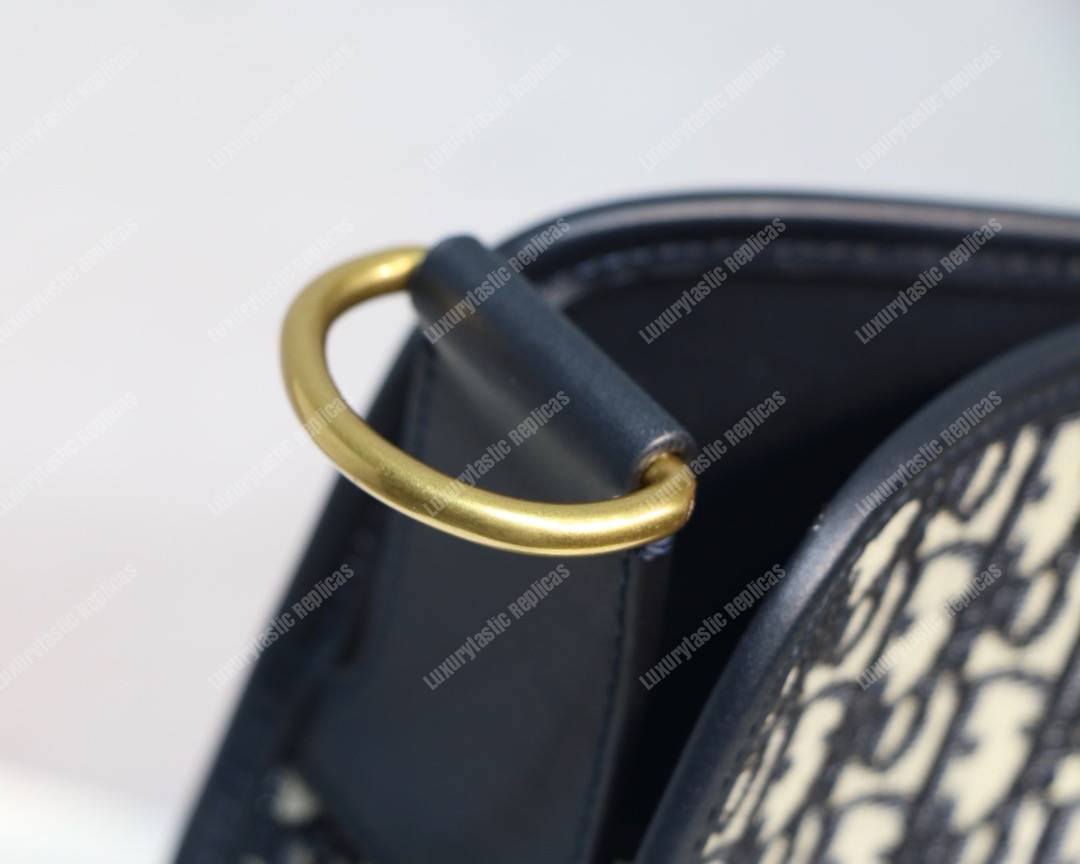 ch**an D*or hobo bag blue oblique