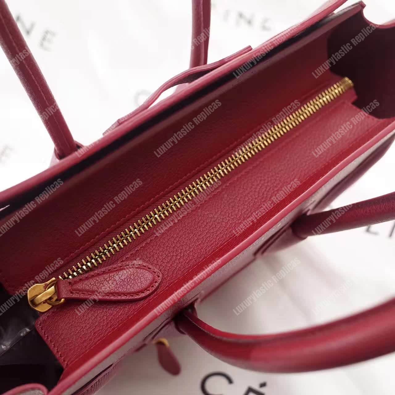 Ce**e nano luggage tote maroon