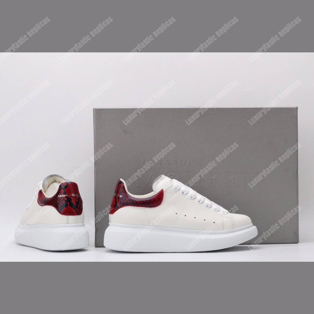 Alexander McQueen Oversized Sneaker Red Python