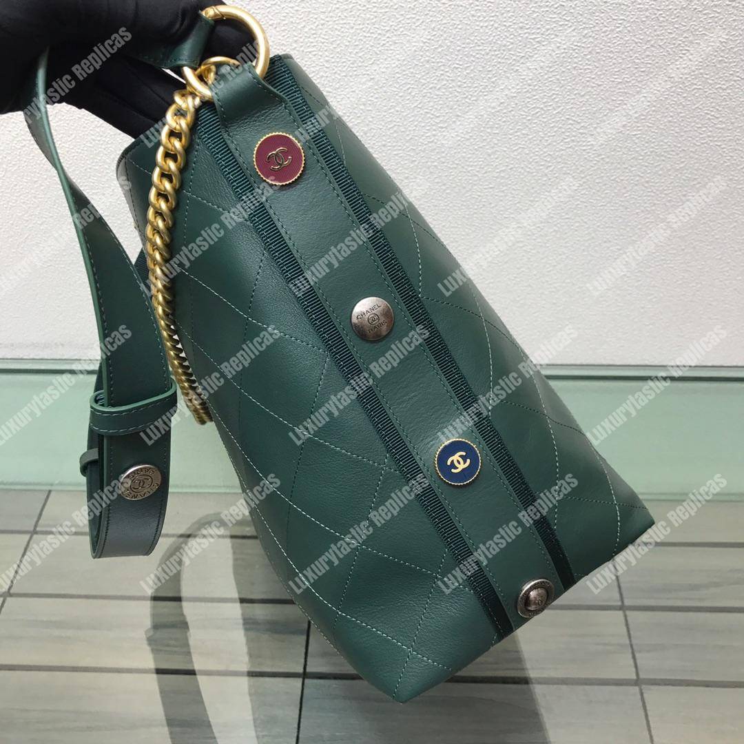 Ch*el hobo handbag green