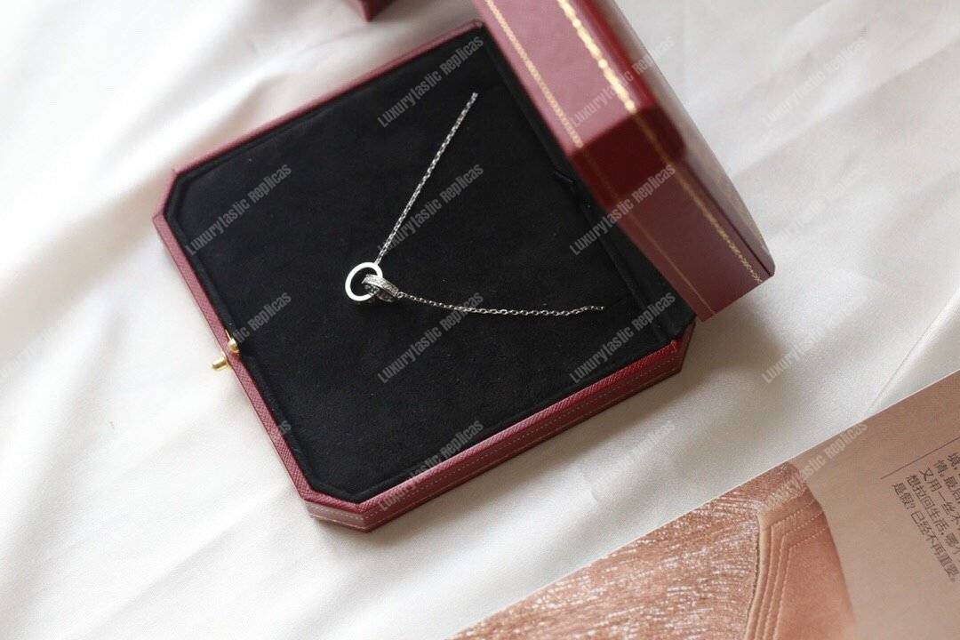 Cartier Love Diamonds Necklace Replica
