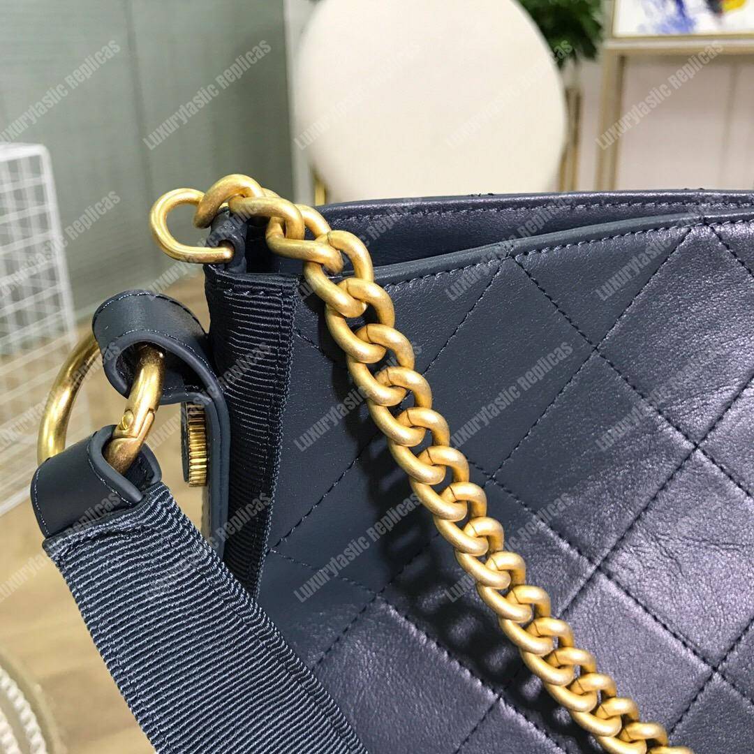 Ch*el hobo handbag blue