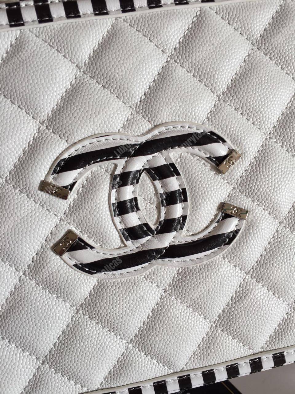 Ch*el medium vanity case white