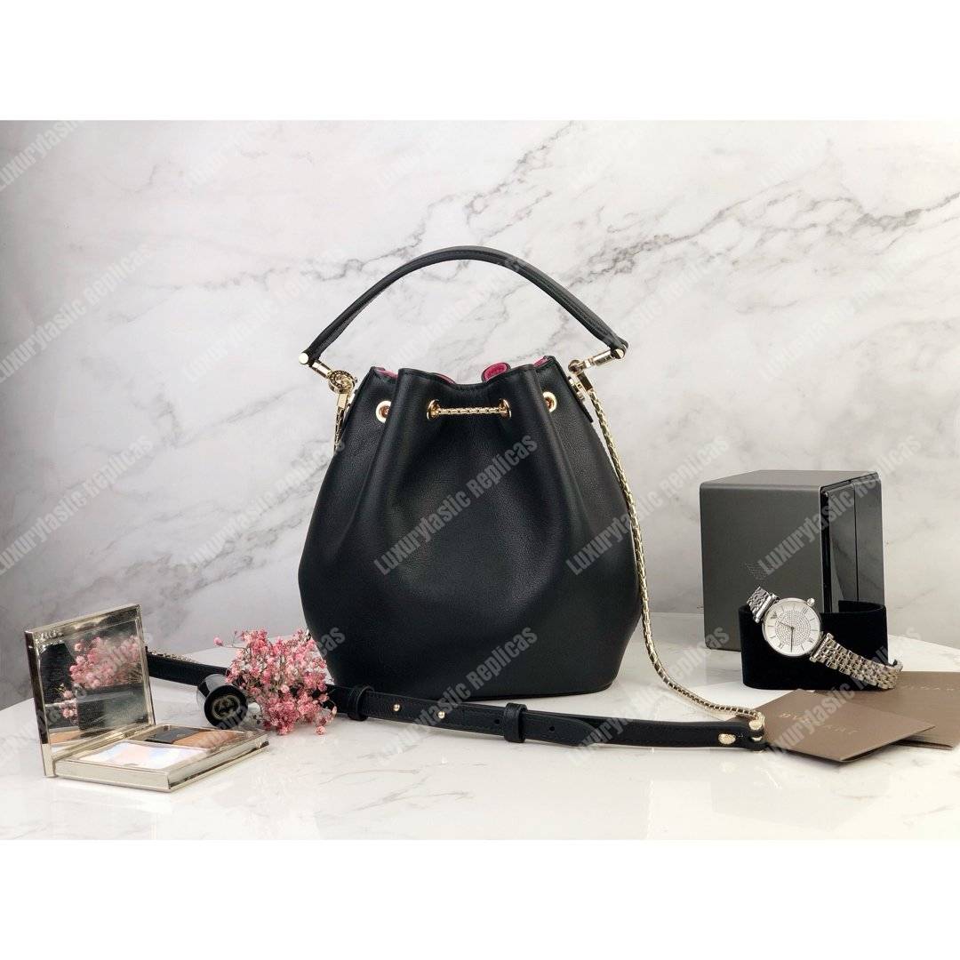 BVL Serpenti Forever Bucket Black
