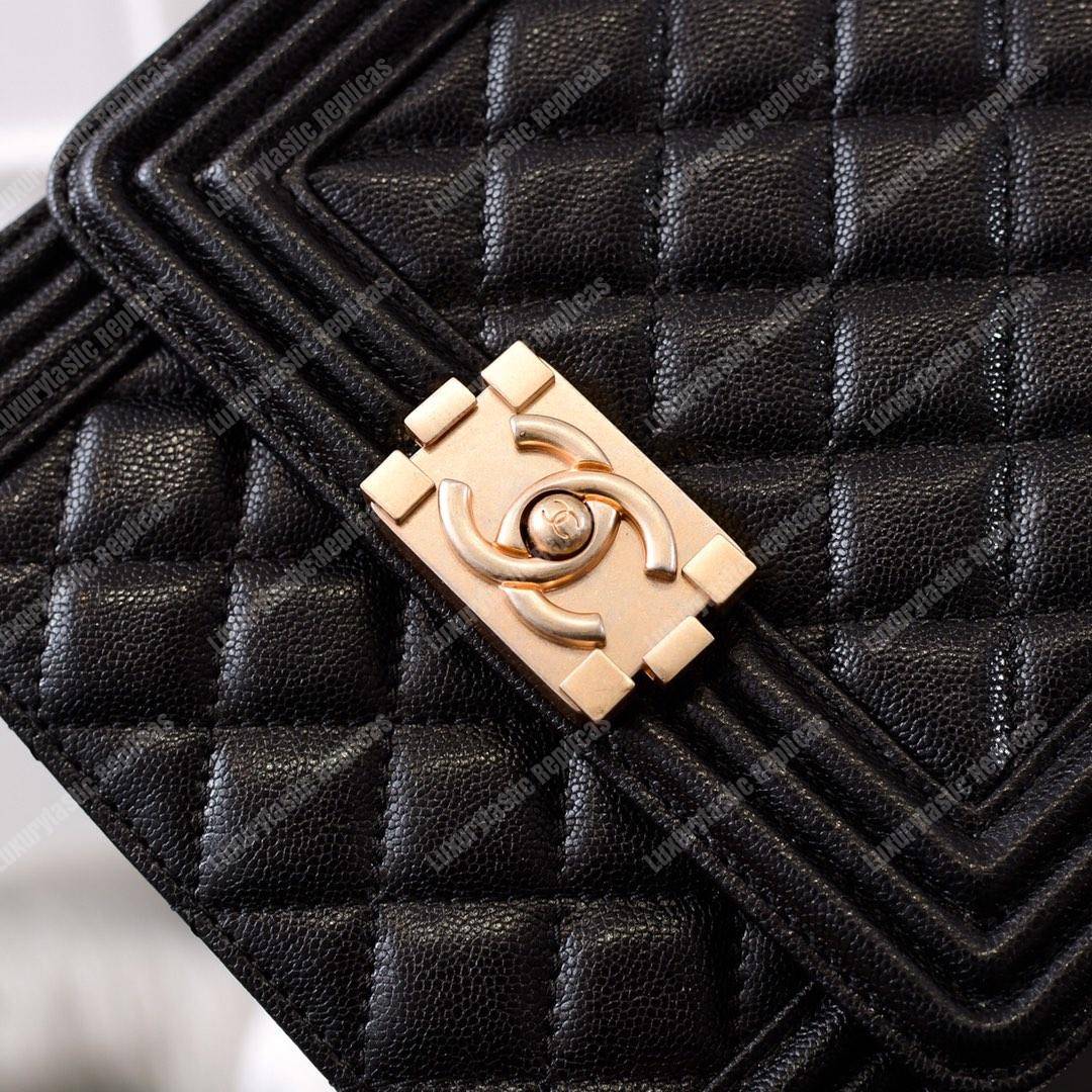 Ch*el boy handbag black
