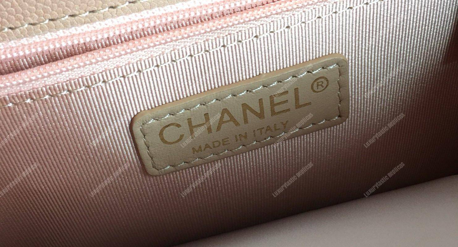 Ch*el flap bag pink