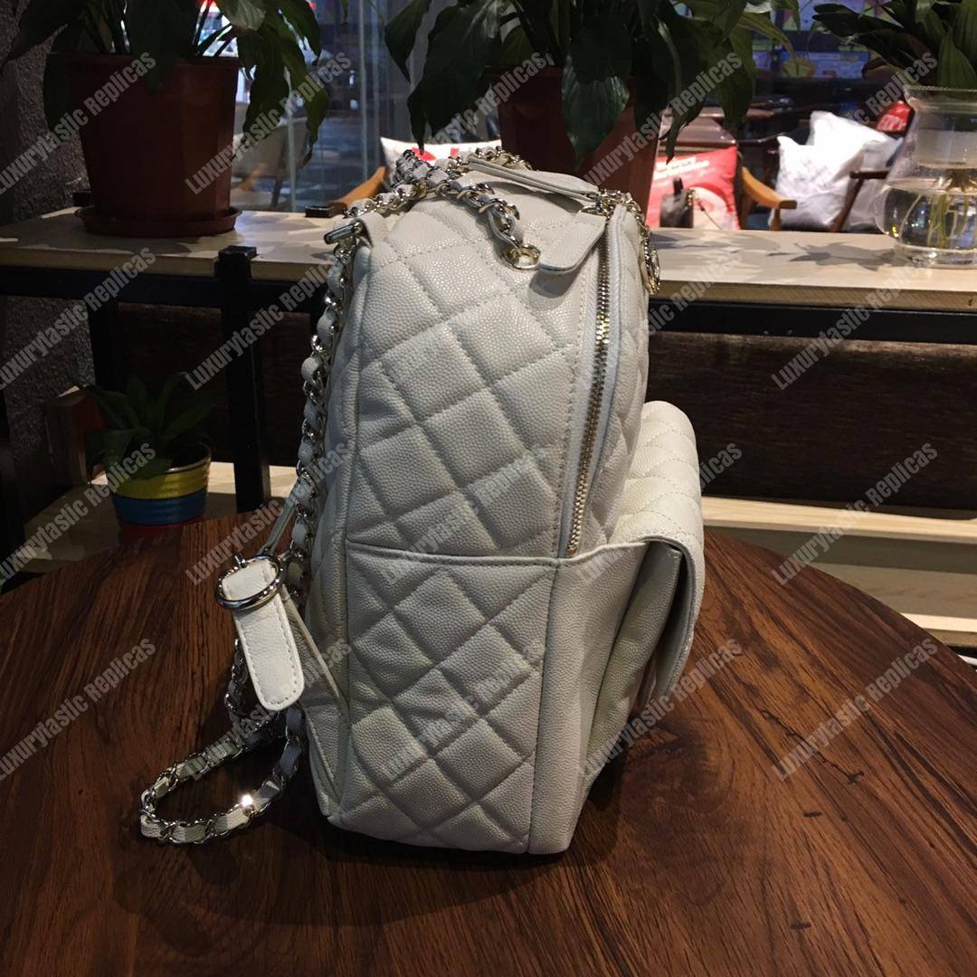 Ch*el backpack white