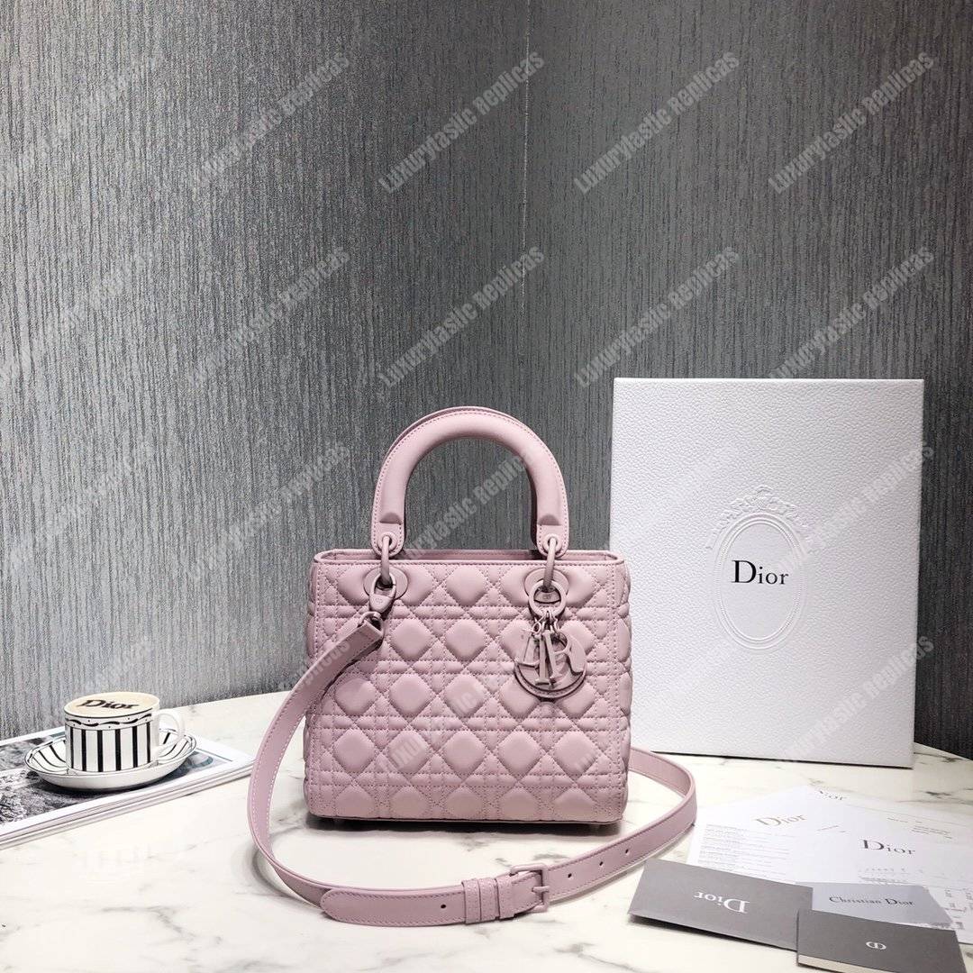 lady D*or ultra-matte medium bag pink