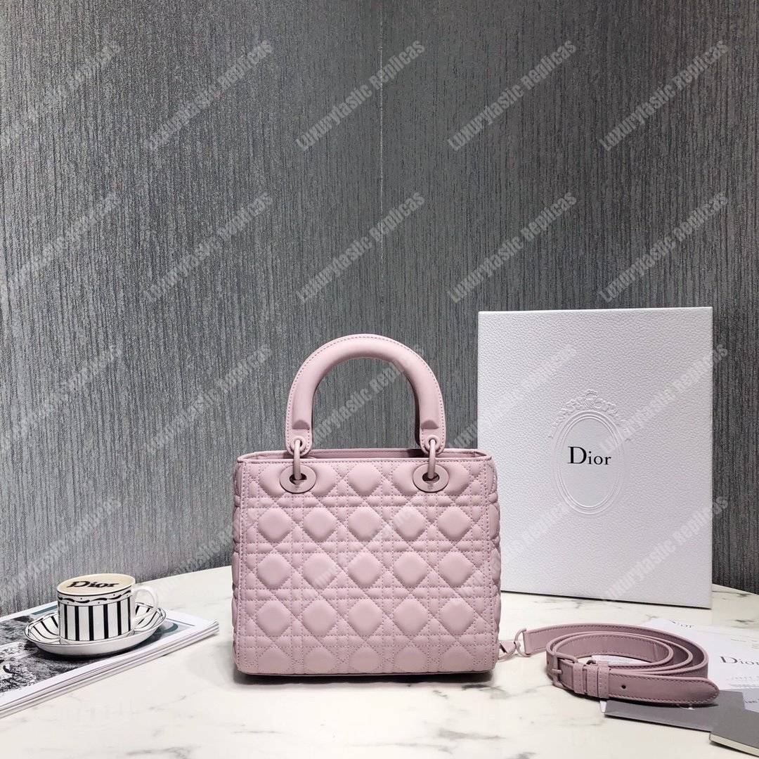 lady D*or ultra-matte medium bag pink