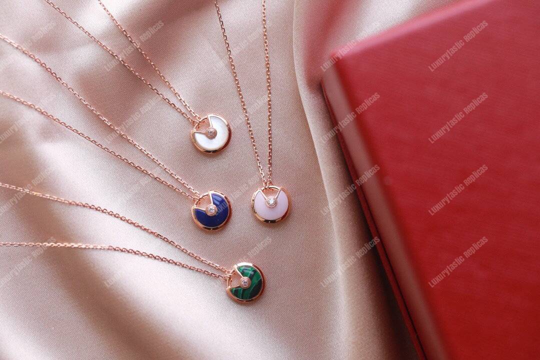 Cartier Amulette De Necklace Rose Gold