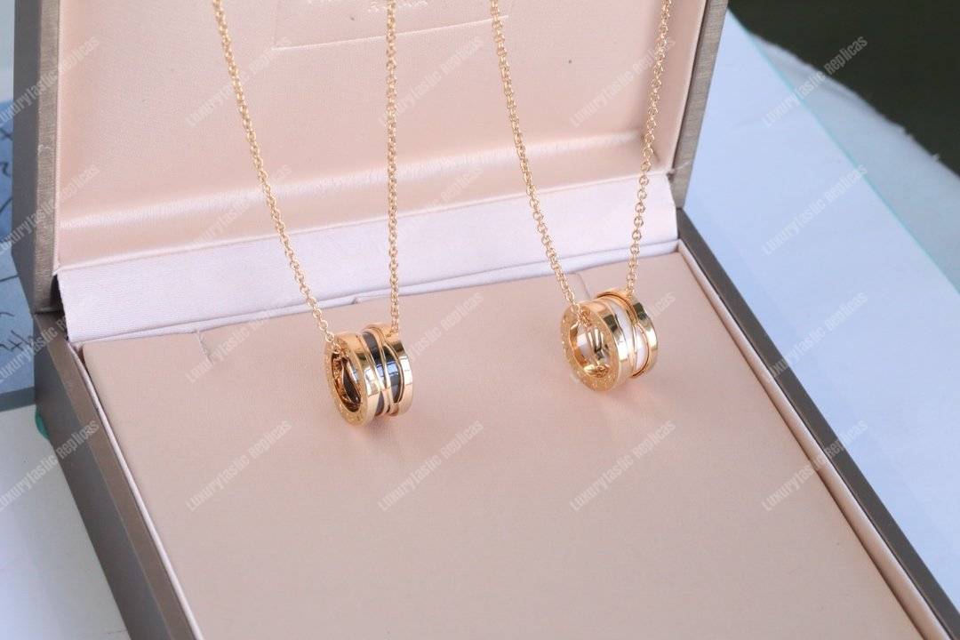B*l*ai b.zero1 necklace rose gold