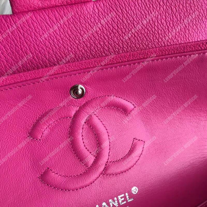 Ch*el medium classic handbag pink