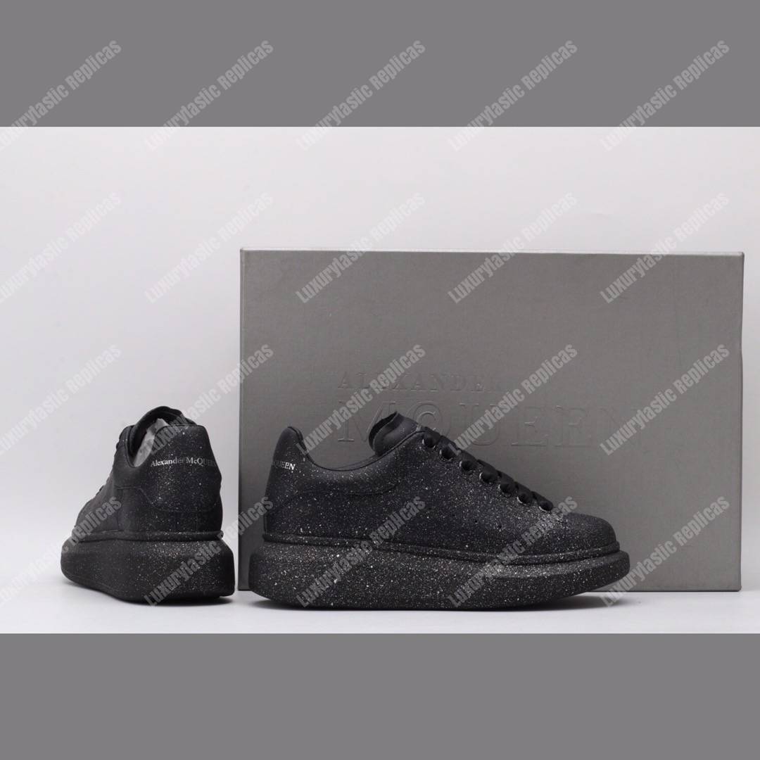 Alexander McQueen Oversized Sneaker Glittered Black