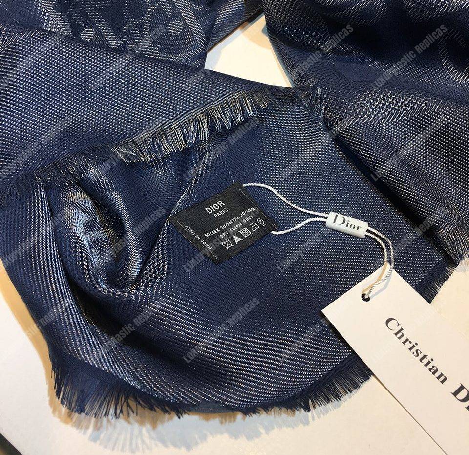 CD Oblique 140 Stole Blue