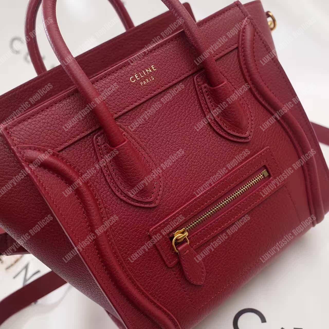 Ce**e nano luggage tote maroon