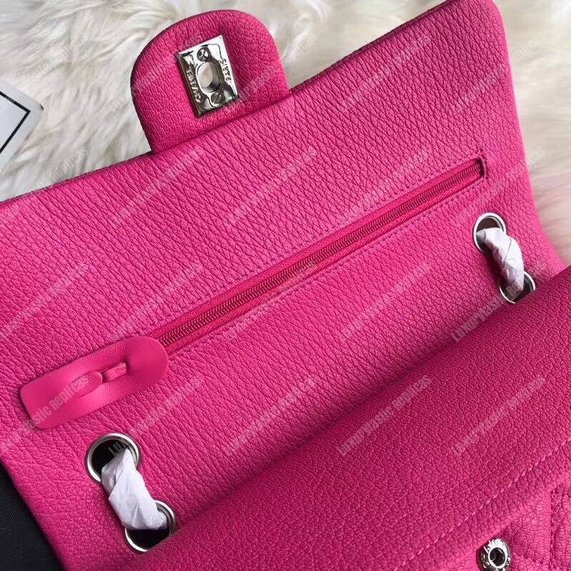Ch*el medium classic handbag pink