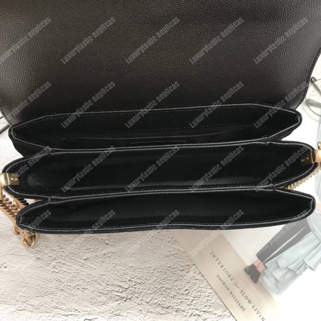 Ch*el classic flap bag black