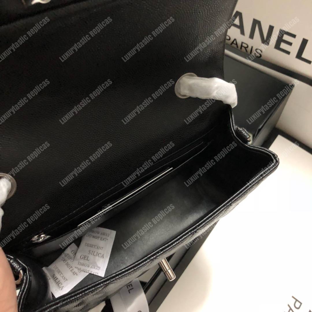 Ch*el mini flap bag black