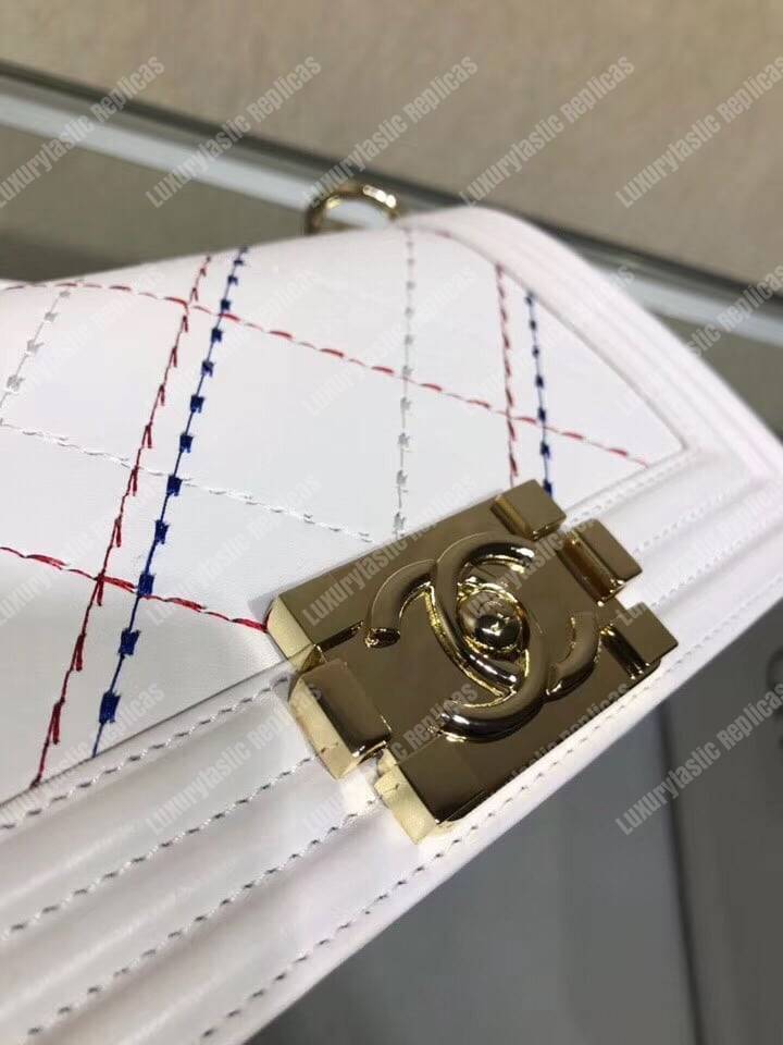 Ch*el small boy handbag white