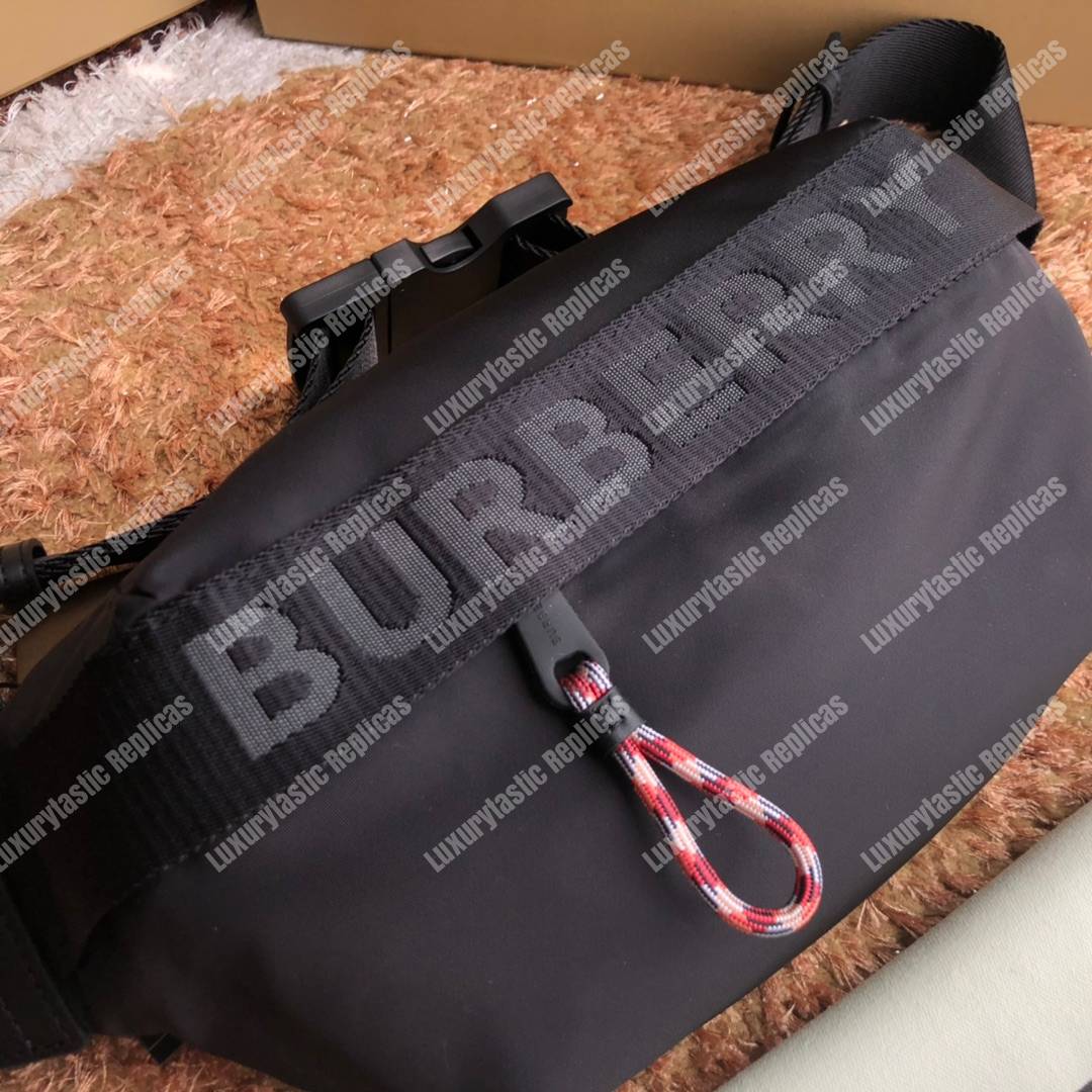 B**rry logo detail econyl® sonny bum bag black