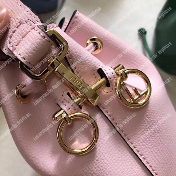F**di mon tresor pink leather mini bag