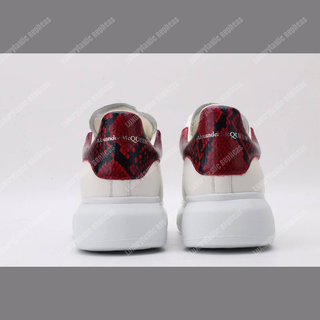 Alexander McQueen Oversized Sneaker Red Python