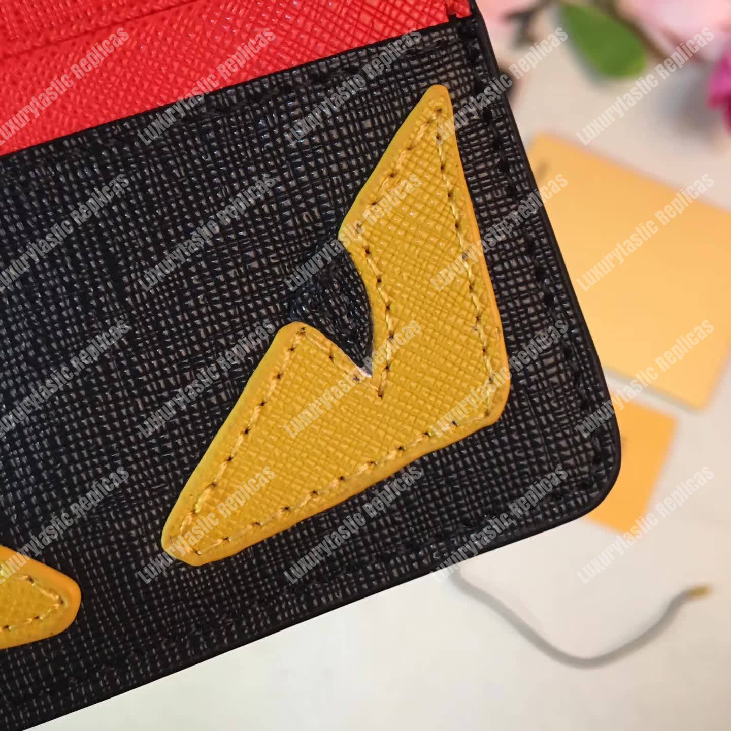 F**di multicolour card case