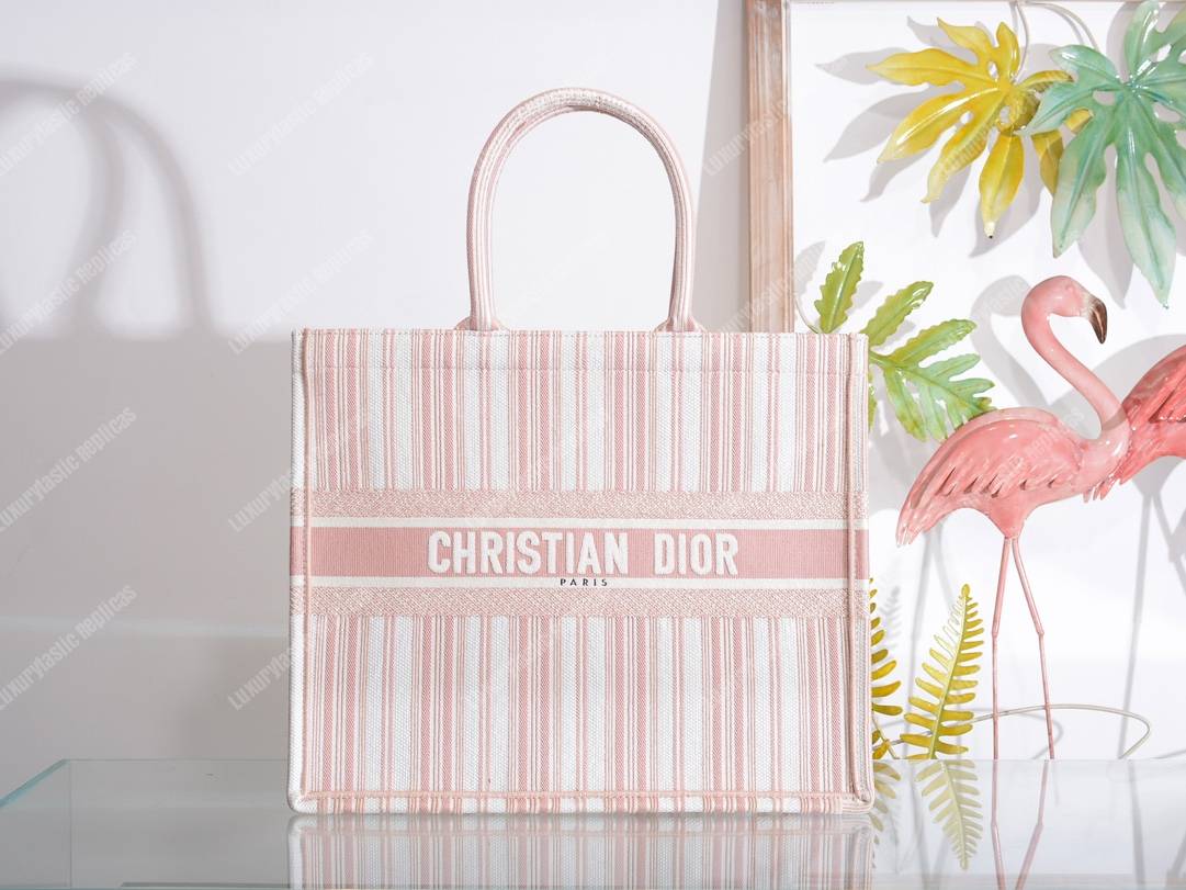 D*or book tote bag marbella exclusive pink
