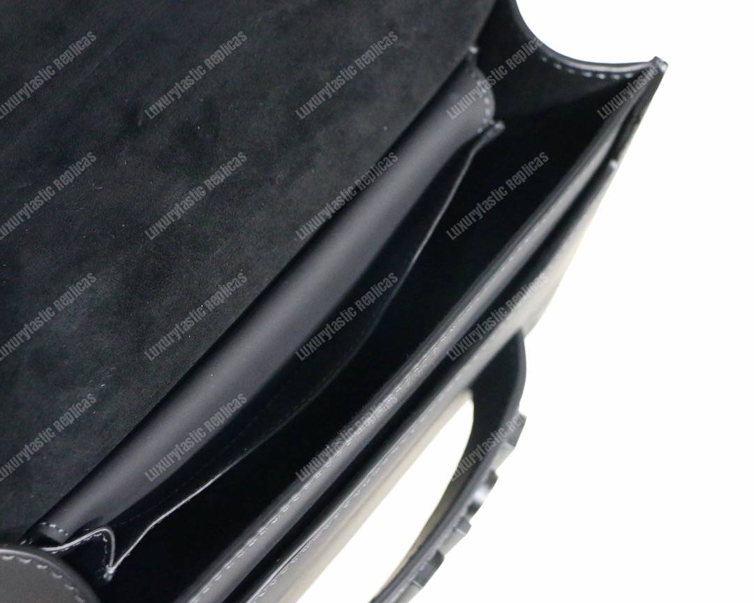 mini j’aD*or ultra black bag