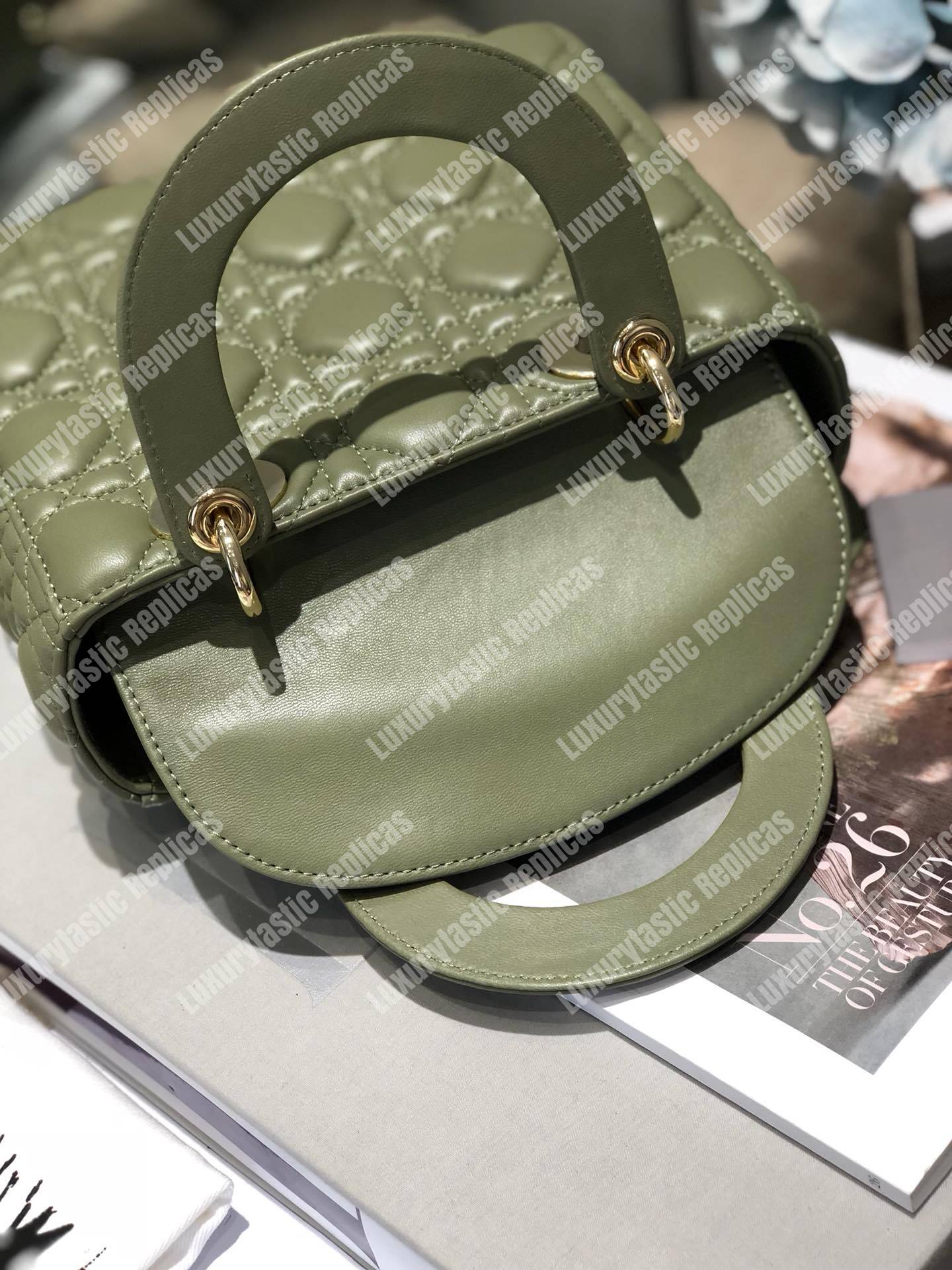 lady D*or medium bag green