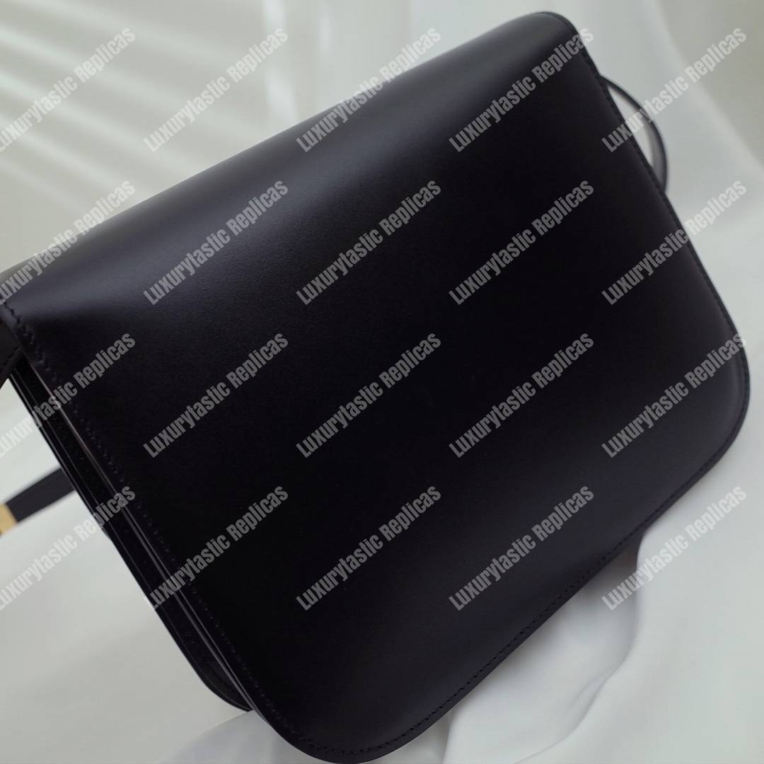 Ce**e medium classic bag in box calfskin black