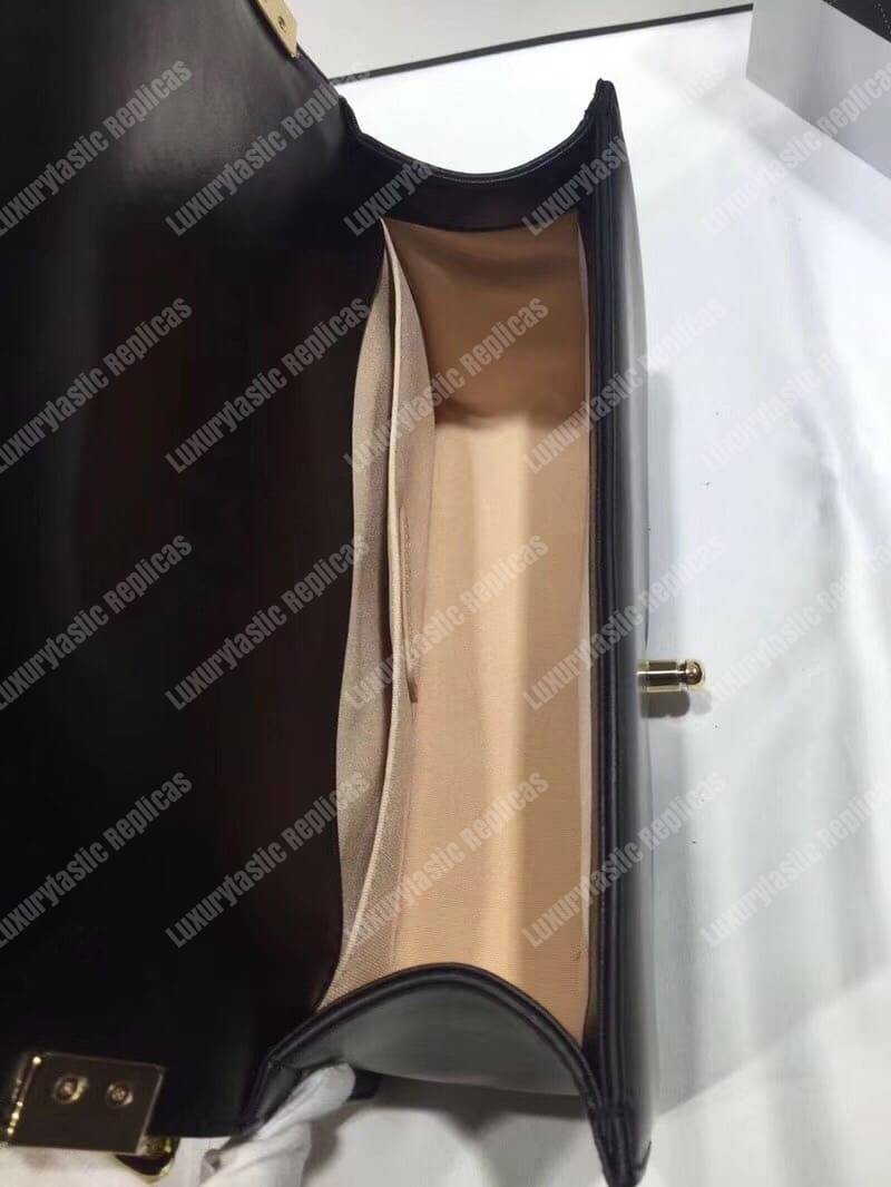 Ch*el boy handbag black