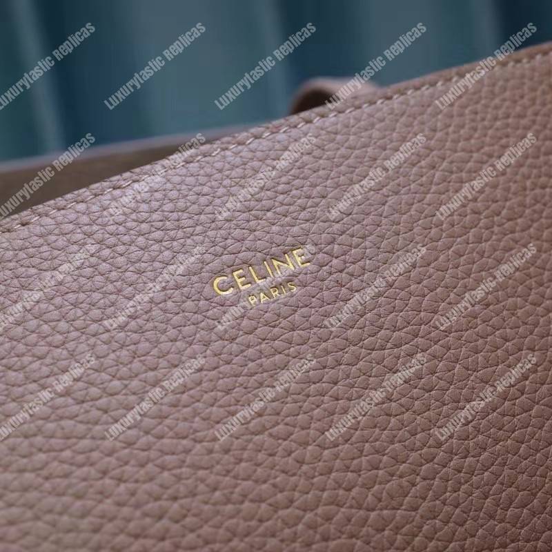 Ce**e small cabas phantom in soft grained calfskin taupe