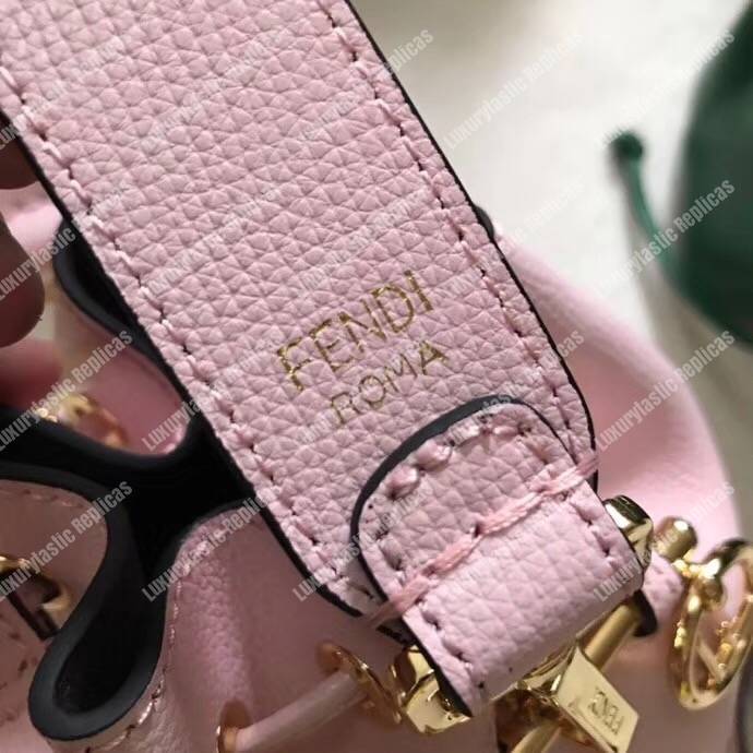 F**di mon tresor pink leather mini bag