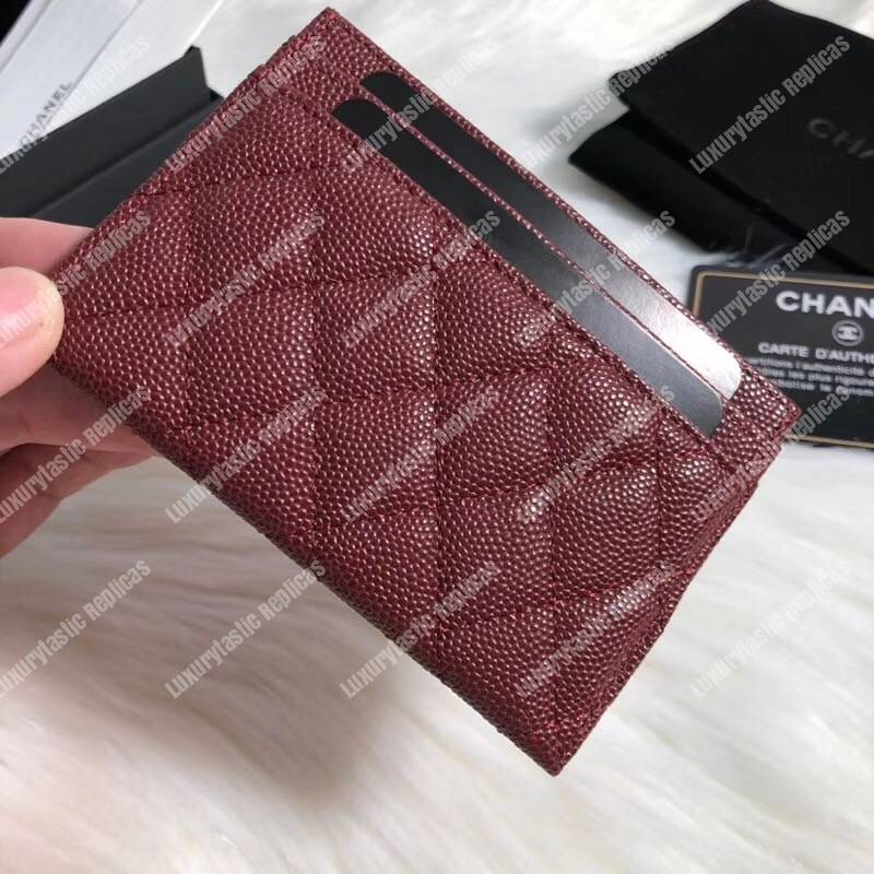 Ch*el boy card holder maroon