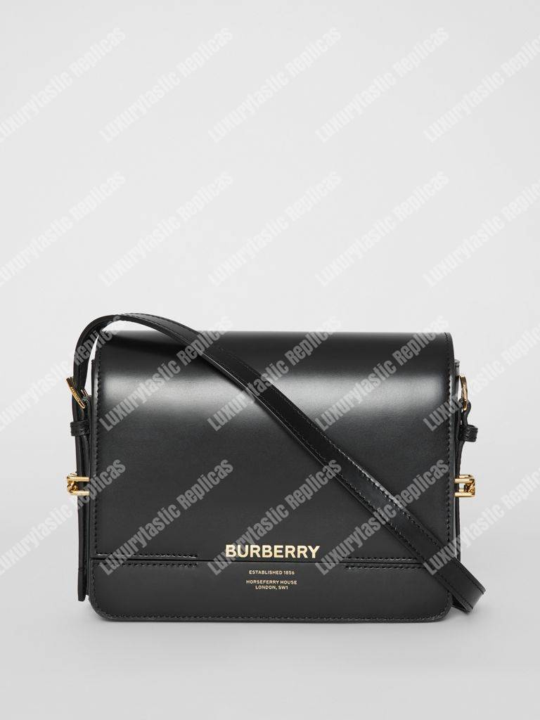 B**rry small two-tone leather grace bag black