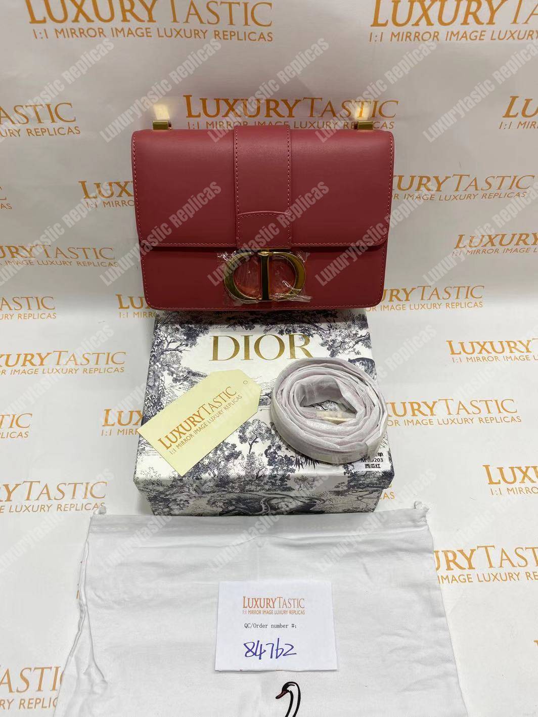 30 Montaigne Calfskin Bag Sienna