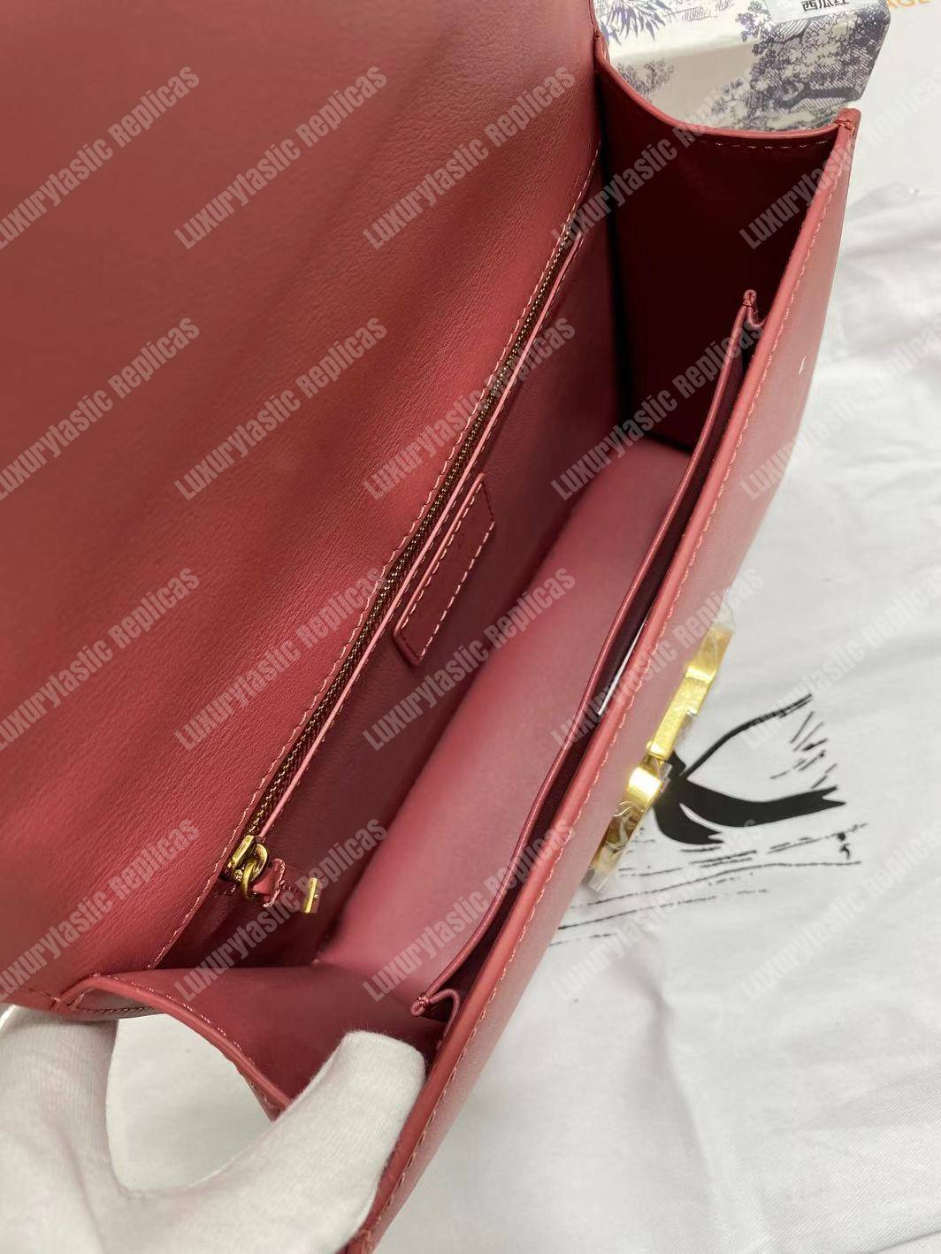 30 Montaigne Calfskin Bag Sienna