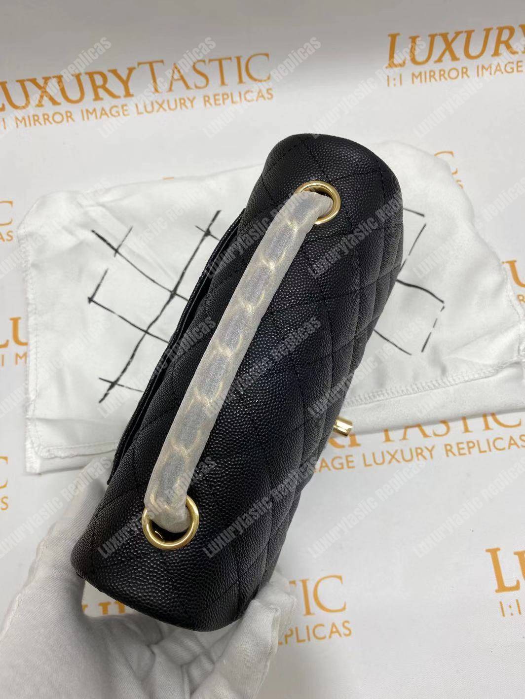 Ch*el mini flap bag black
