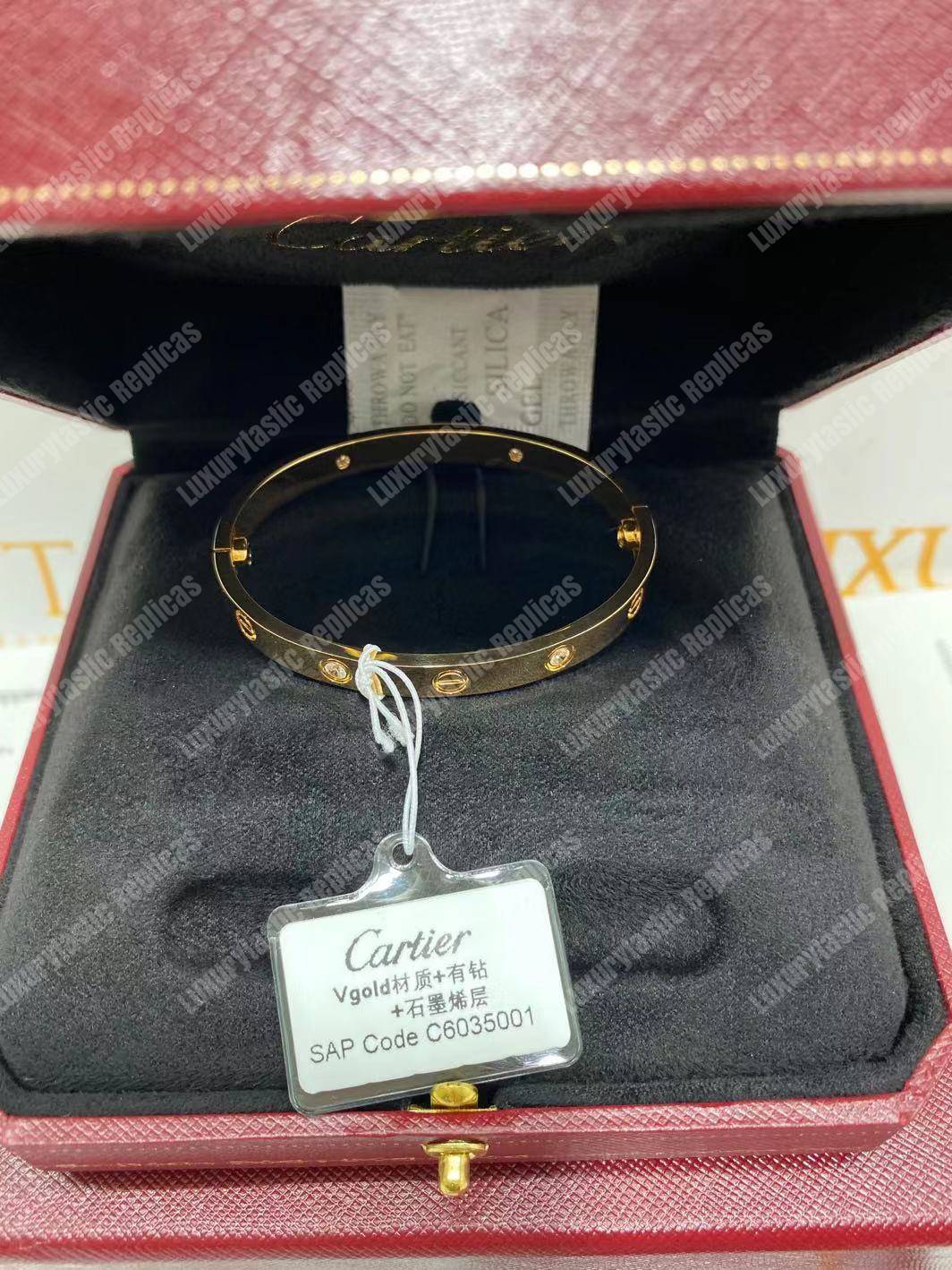 Cartier Love 4 Diamonds Bracelet