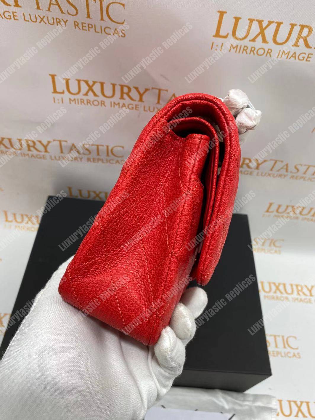 Ch*el medium classic handbag red