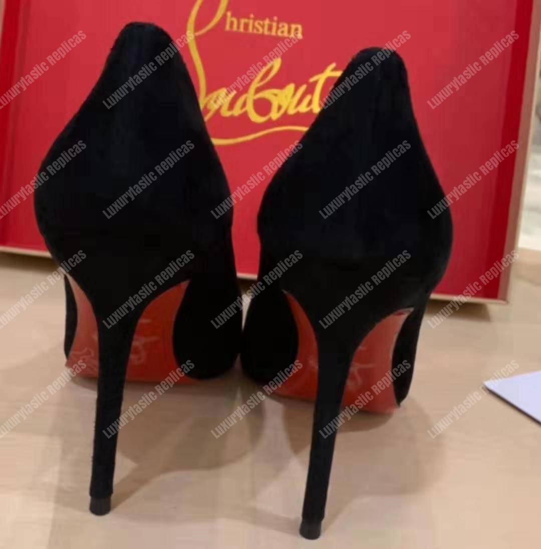 Ch**an louboutin pigalle follies 100 mm black