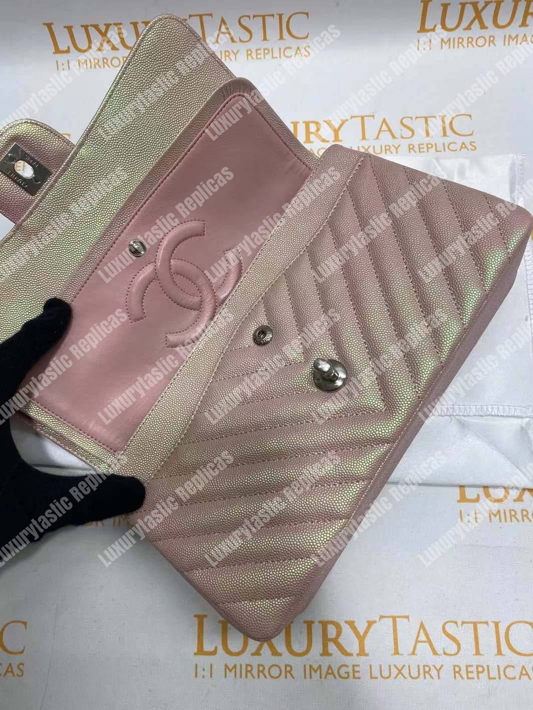 Ch*el classic medium handbag pink
