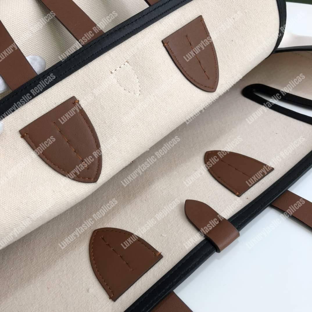 B**rry the large soft cotton canvas belt bag malt brown