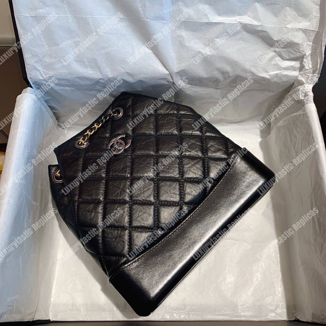 Ch*el small gabrielle backpack black