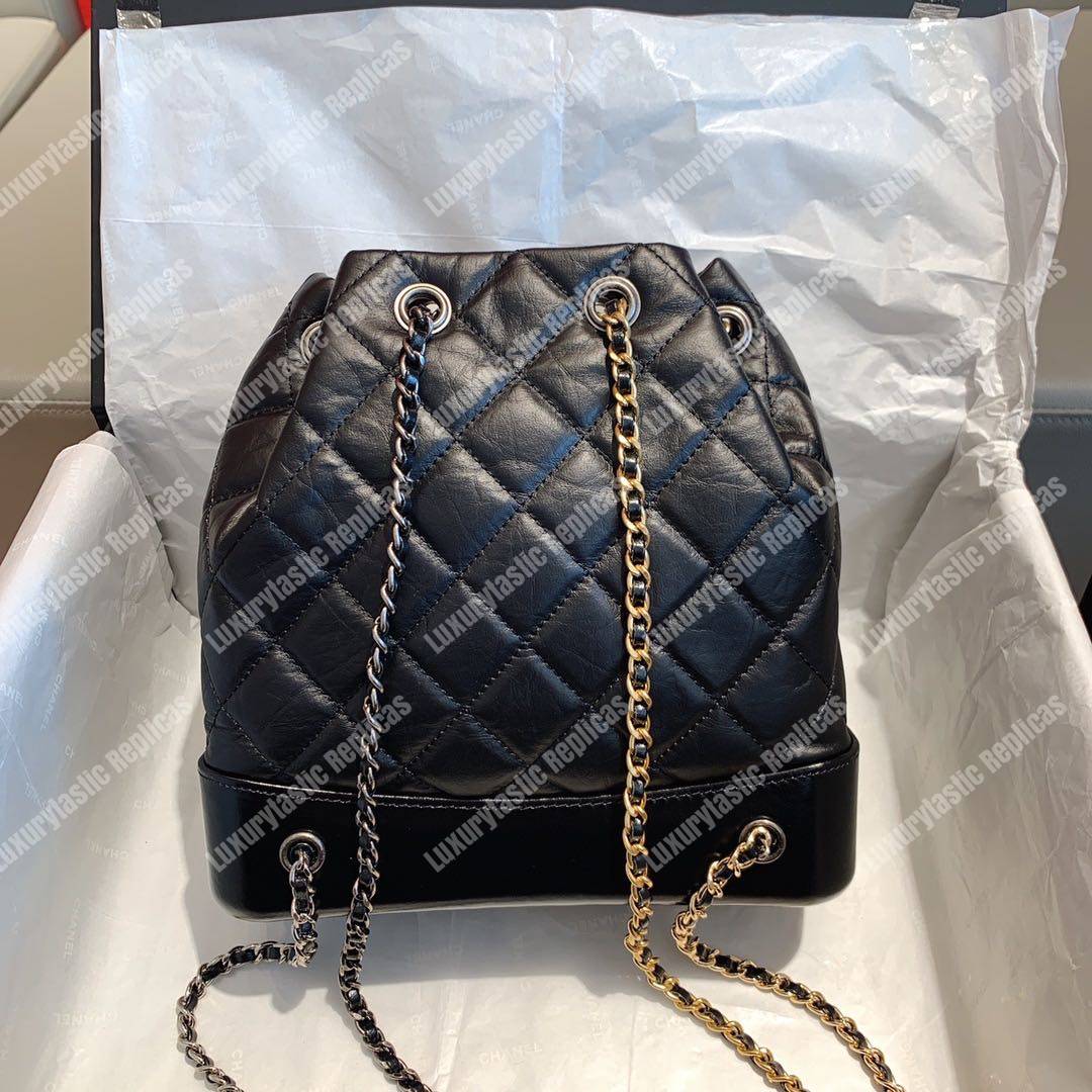 Ch*el small gabrielle backpack black