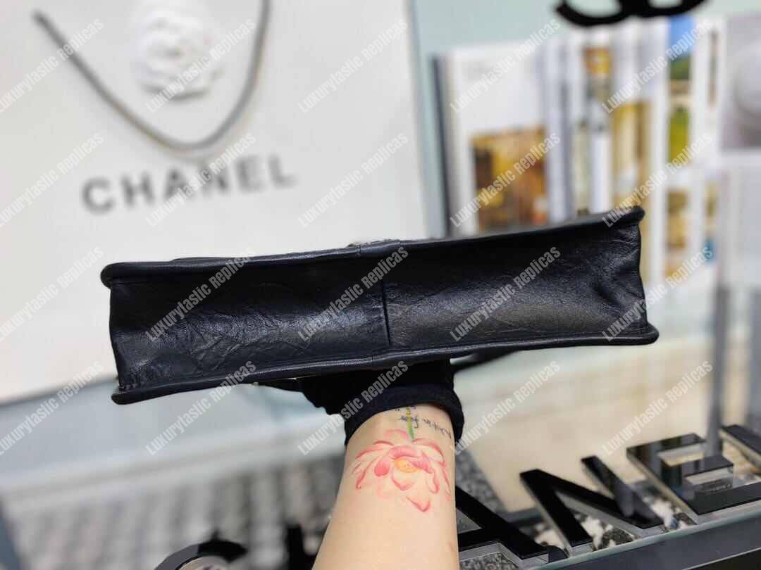 Ch*el large shopping bag with charms