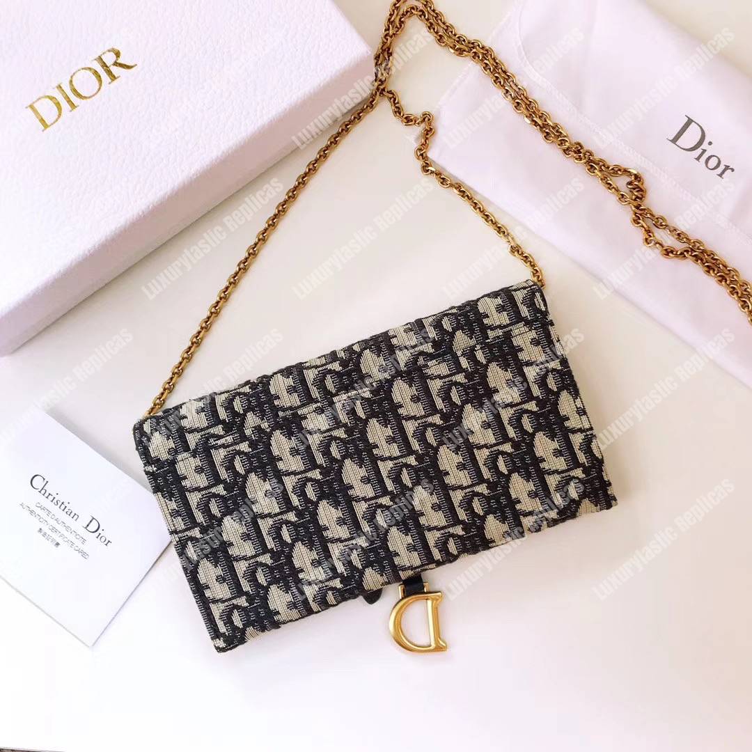 D*or oblique saddle wallet