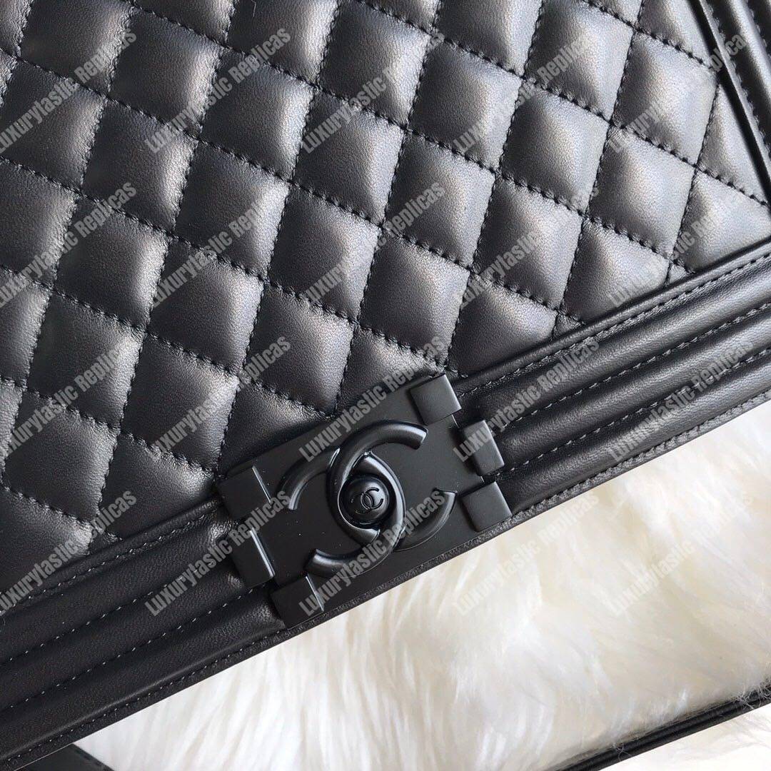 Ch*el boy large handbag black